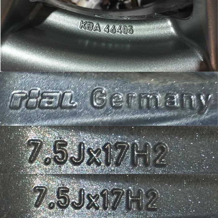 Felgi aluminiowe RIAL GTR 7.5x17 5x112 ET47, KBA 46405