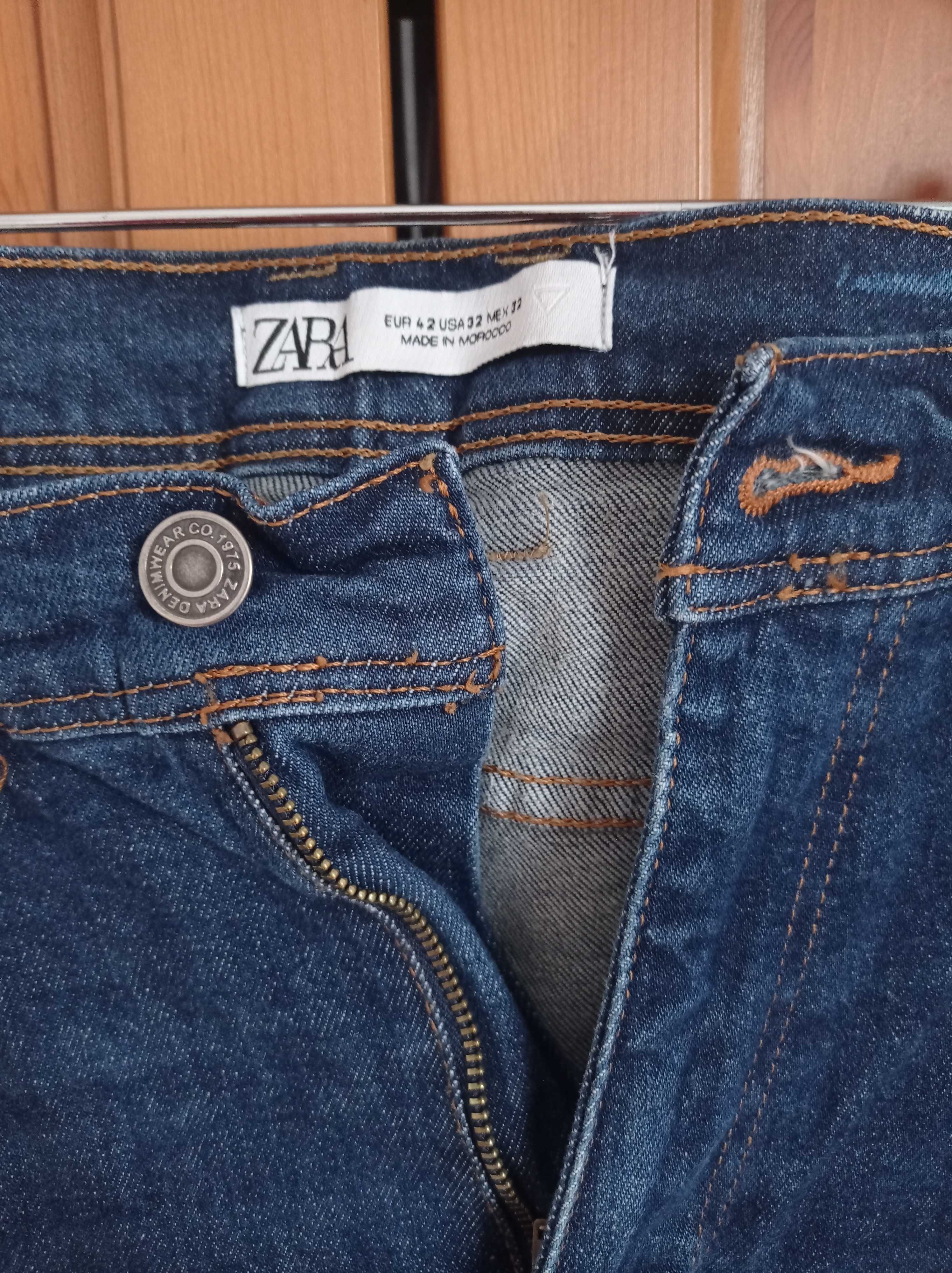 Taniej 70 % Męskie jeansy ZARA pas 43 cm jak nowe