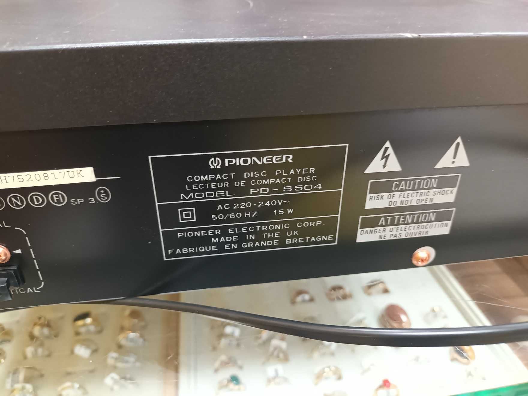 Odtwarzacz CD Pioneer PD-S504 + oryginalny pilot made in UK