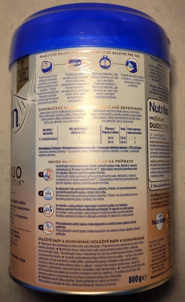Mleko Nutrilon 3 dla dzieci – nowe, oryginalnie zapakowane