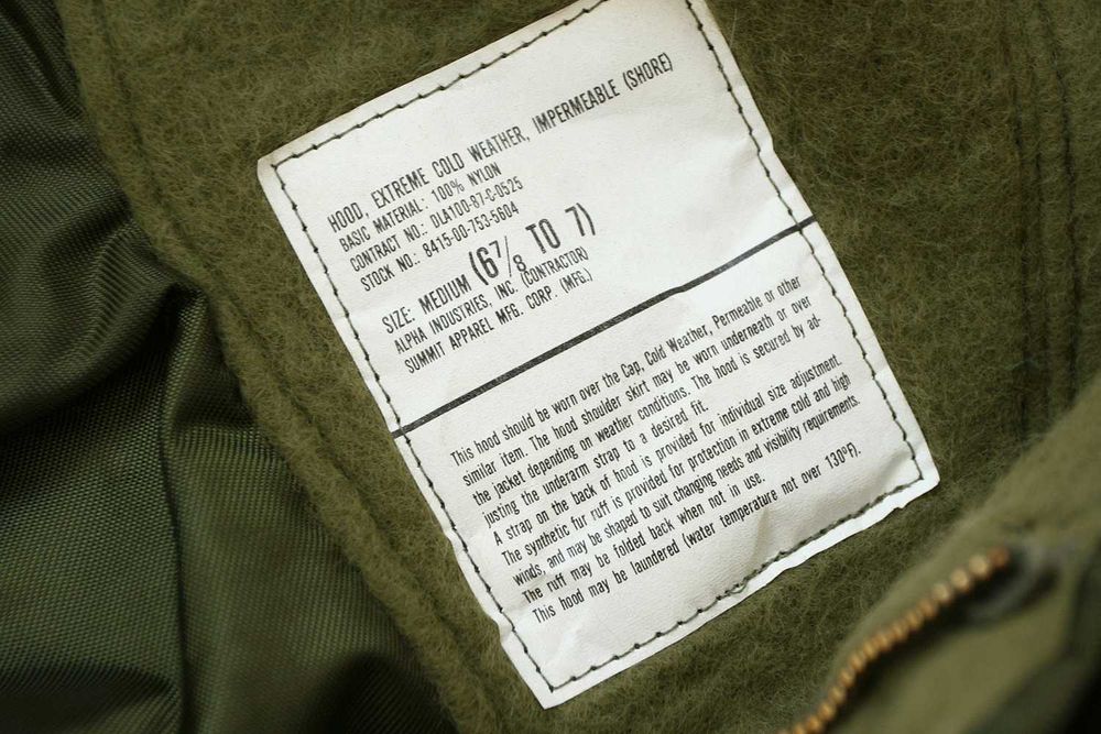 Alpha Industries US Army Extreme Cold Weather Kaptur Shore Parka M