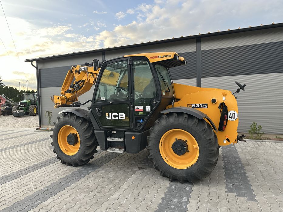 ładowarka teleskopowa jcb 531/70 agri super rok 2017