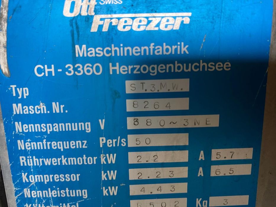 Maszyna automat do lodow wloskich dwa smaki OTT Swiss