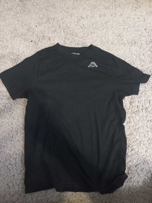 Чорна чоловіча футболка Kappa