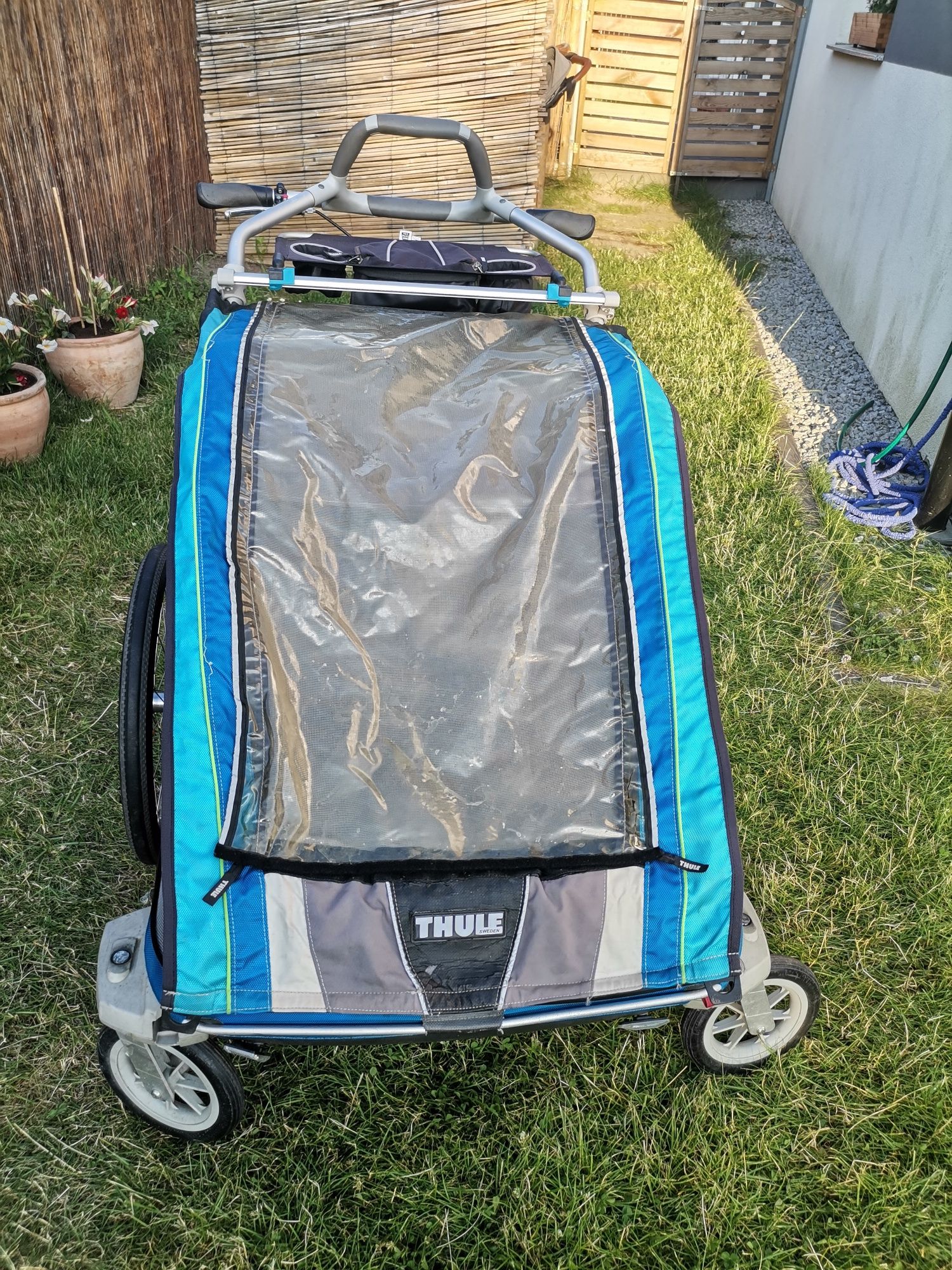Przyczepka rowerowa wózek Thule Chariot Cx2 double