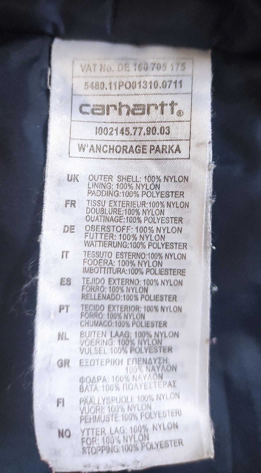 Carhartt W Anchorage Parka rozmiar XS