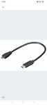 Kabel Micro USB PremiumCord typu C czarny 0,2 m