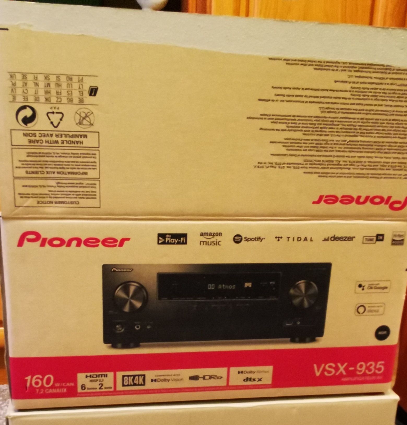 Pioneer Vsx 935 7.2 4k.8k Amplituner av