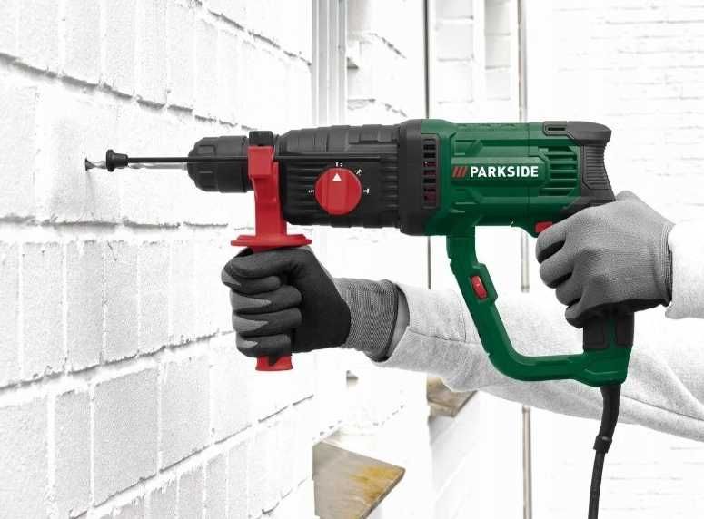 Młotowiertarka Wiertarka Udarowa PARKSIDE 1050 duża moc WALIZKA