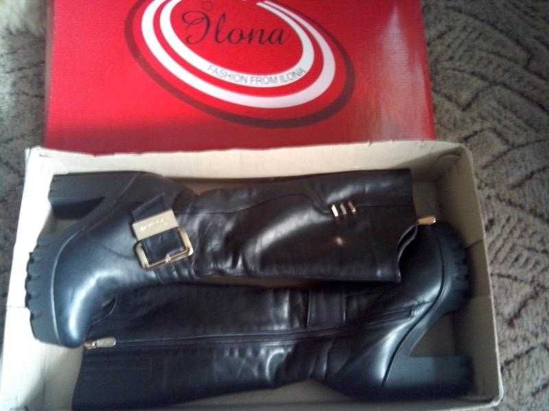 Чоботи зимові шкіряні на тракторній підошві, р-р 36. Якість!