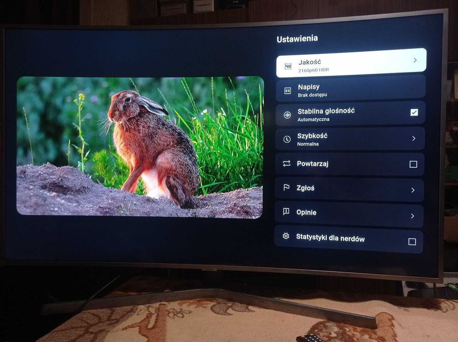 Telewizor Samsung UE55NU7672 55" LED 4K Smart, zakrzywiony, dowóz