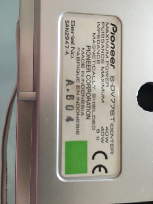 Colunas de som Pionner