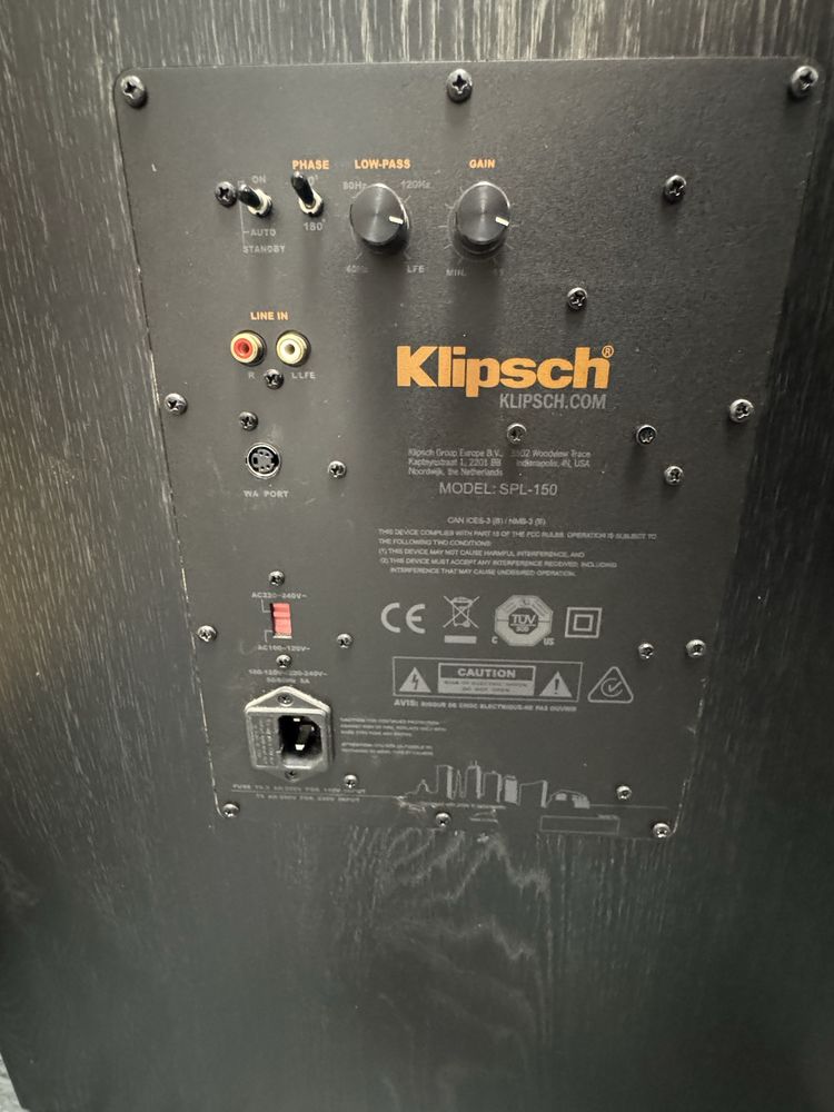 Subwoofer klipsch spl-150