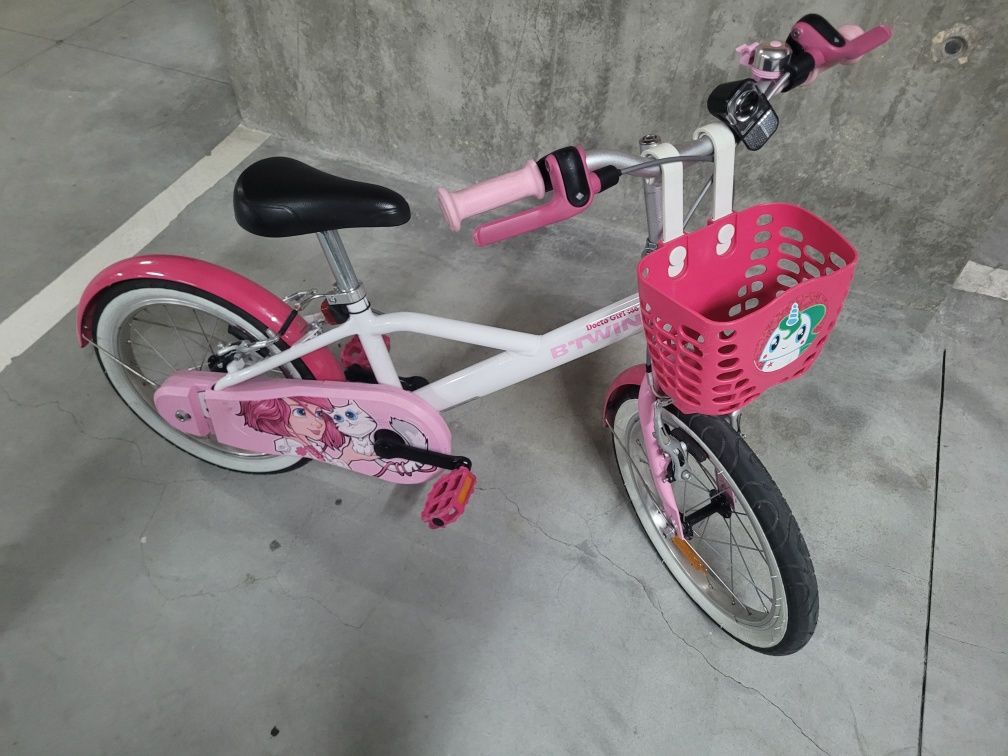 Bicicleta de menina roda 16' Btwin