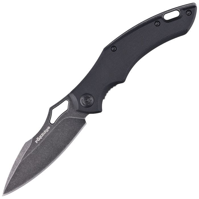 Nóż składany FoxEdge Sparrow Black G10, Stone Washed PVD by Denis