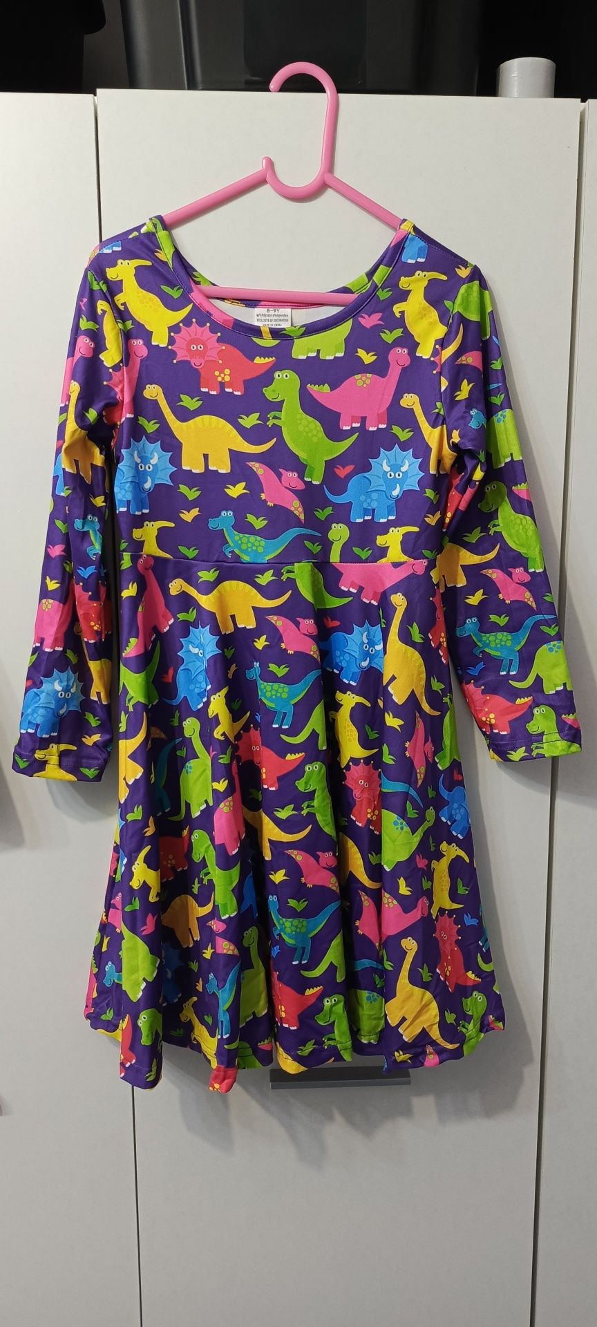 Sukienka Dinozaury 8-9 lat