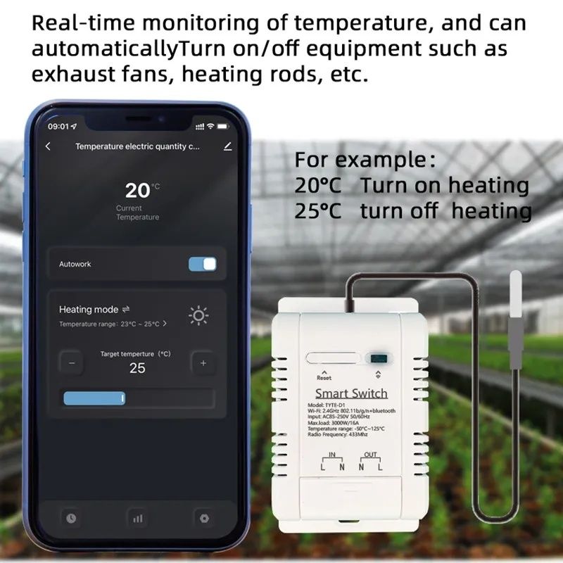 Wifi/ Zigbee smart, умнный терморегулятор, таймер