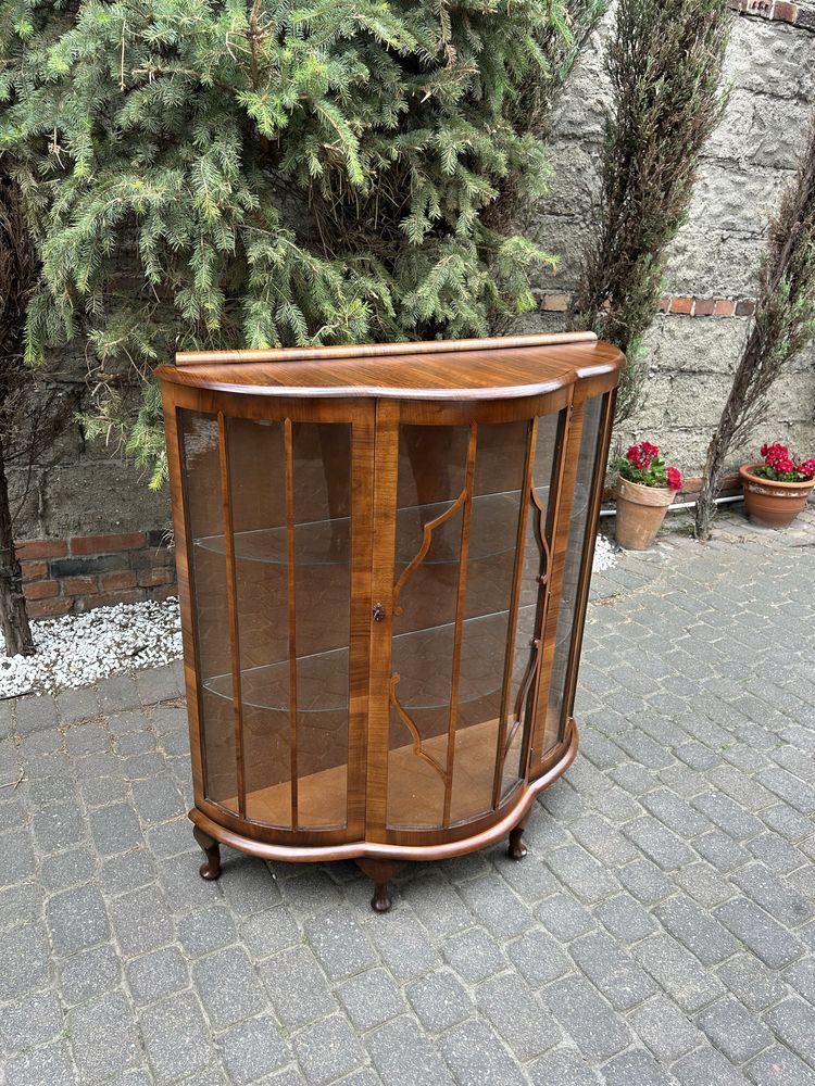 Stylowa Witryna Ludwikowska Kredens Ludwik Biblioteka Po Renowacji