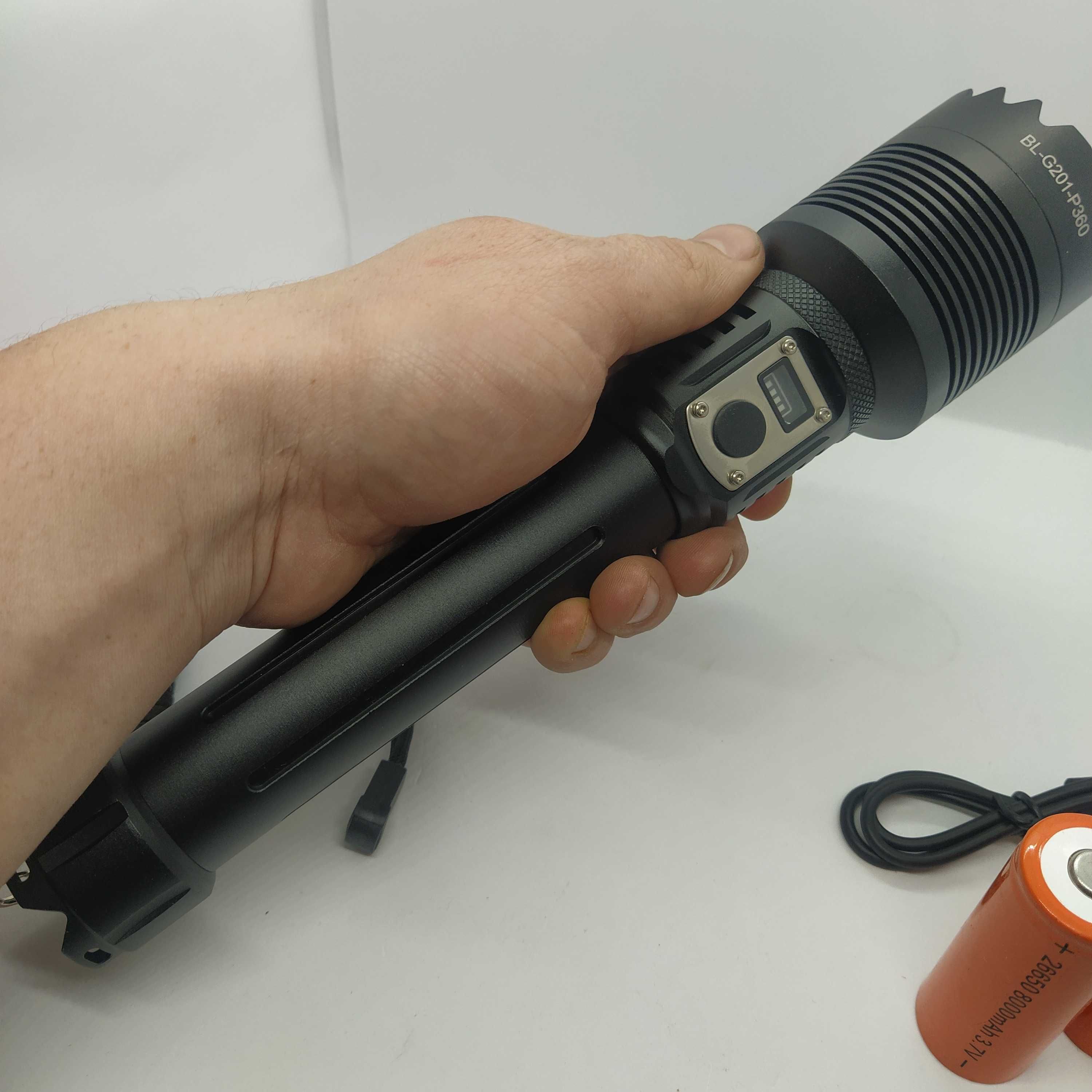 Диод P360 Самый мощный ручной тактический фонарь для охоты и рыбалки