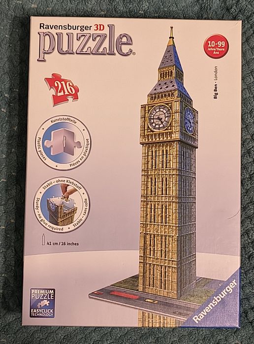 Puzzle 3D Big Ben - London, Ravensburger