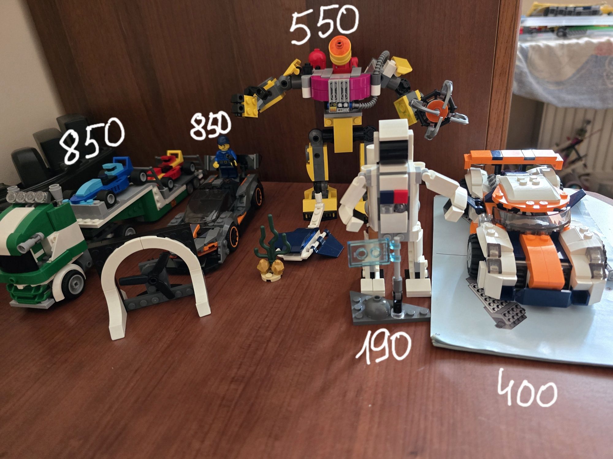 Lego Creator 3in1 робот тварини автомобіль літак