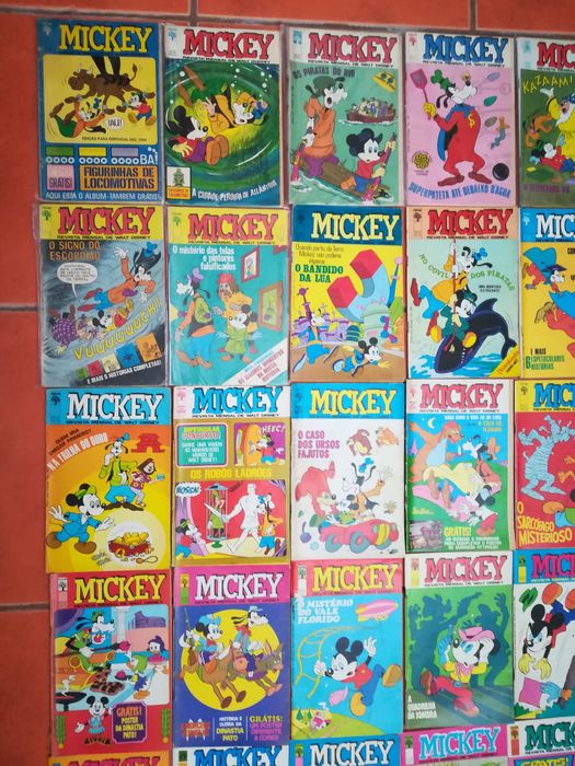 86 Livros do Mickey anos 60 e 70, 1a Edição