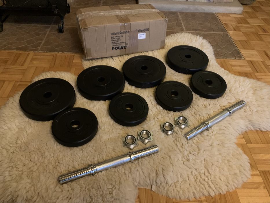 Hantle 2x10kg NOWE hantelki regulowane 20kg obciążenie siłownia