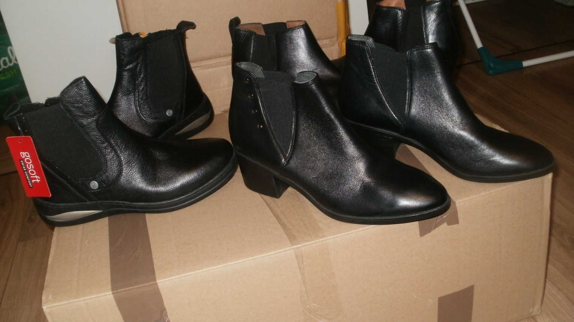 buty damskie, np. Ryłko, Go Soft -rozmiar 38; 5 par - nowe i używane
