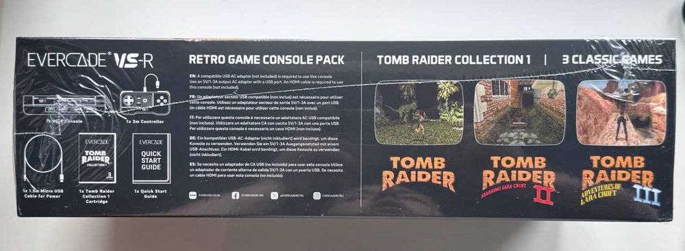 Ігрова консоль Evercade VSR + картридж Tomb Raider Collection 1