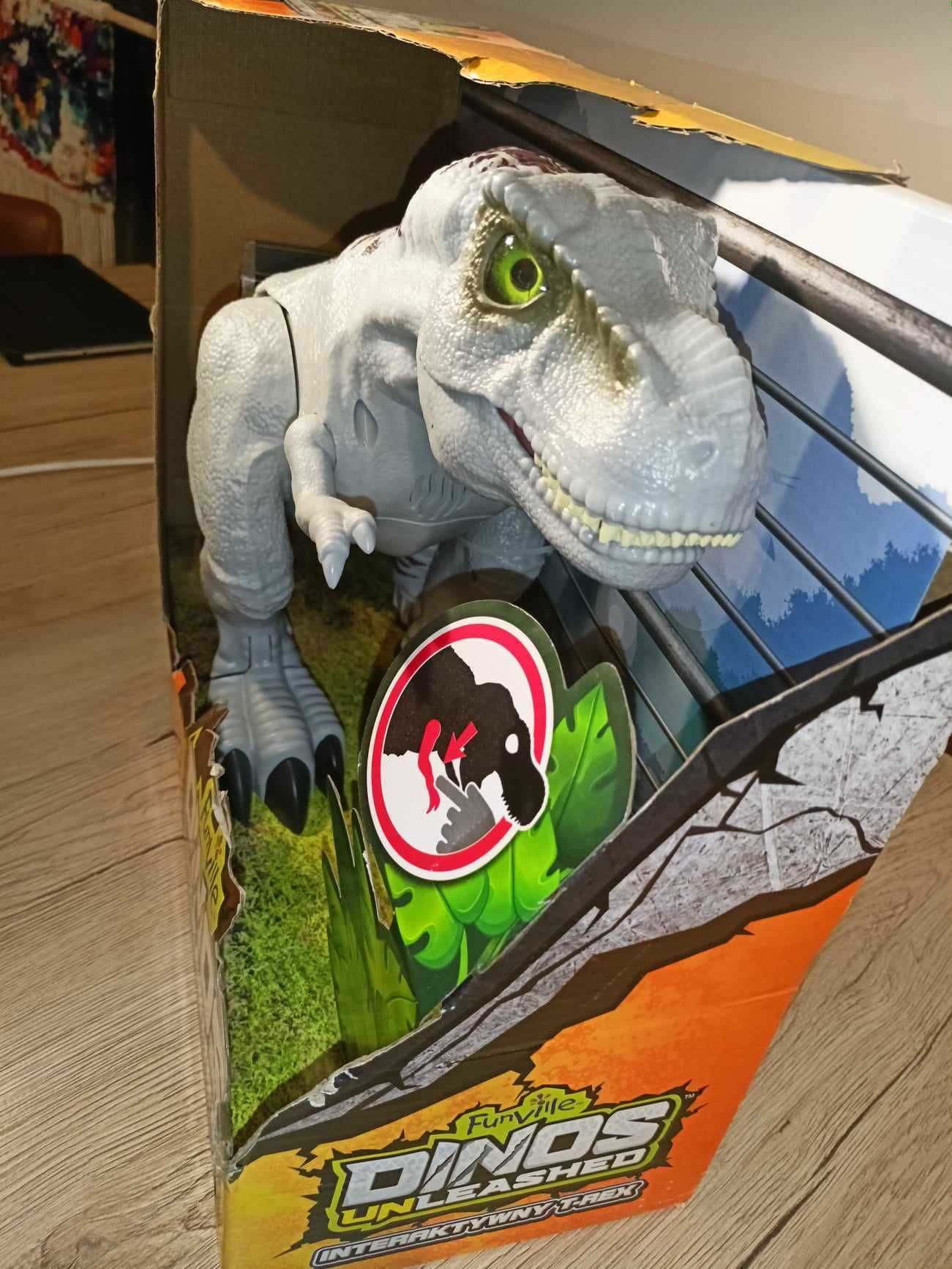 Dinozaur interaktywny Epee Dinos Unleashed T-Rex 27 cm szary