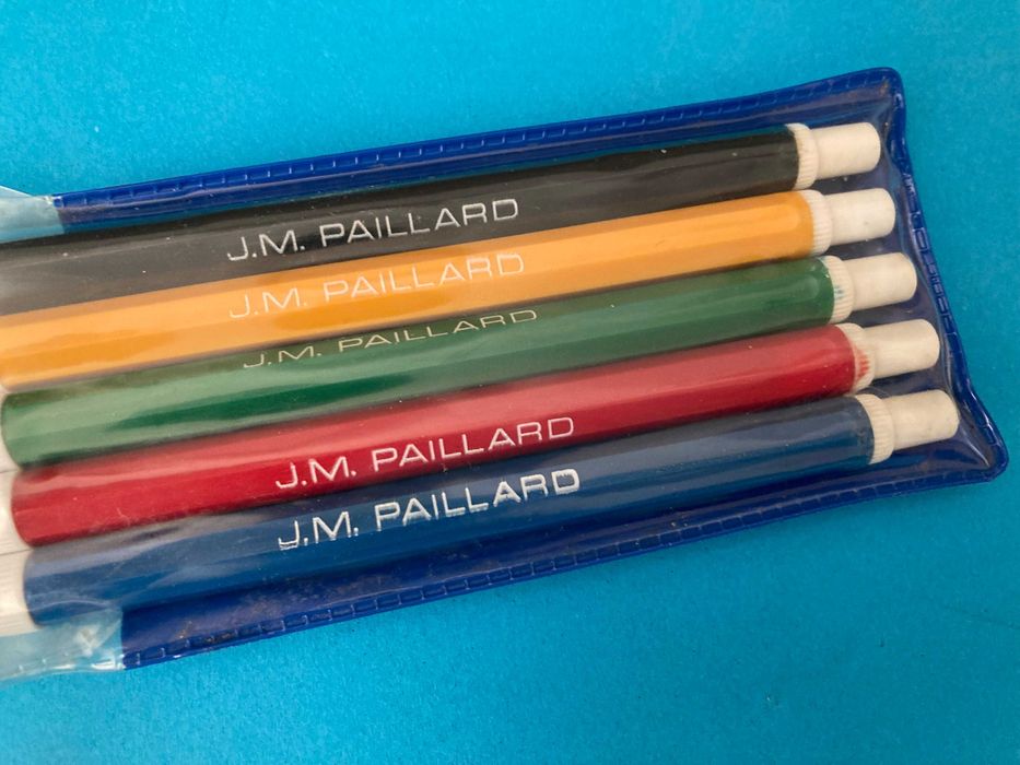 Embalagem de Marcadores JM Paillard Paris Anos 70/80