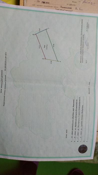 Земельна ділянка в с. Здовбиця