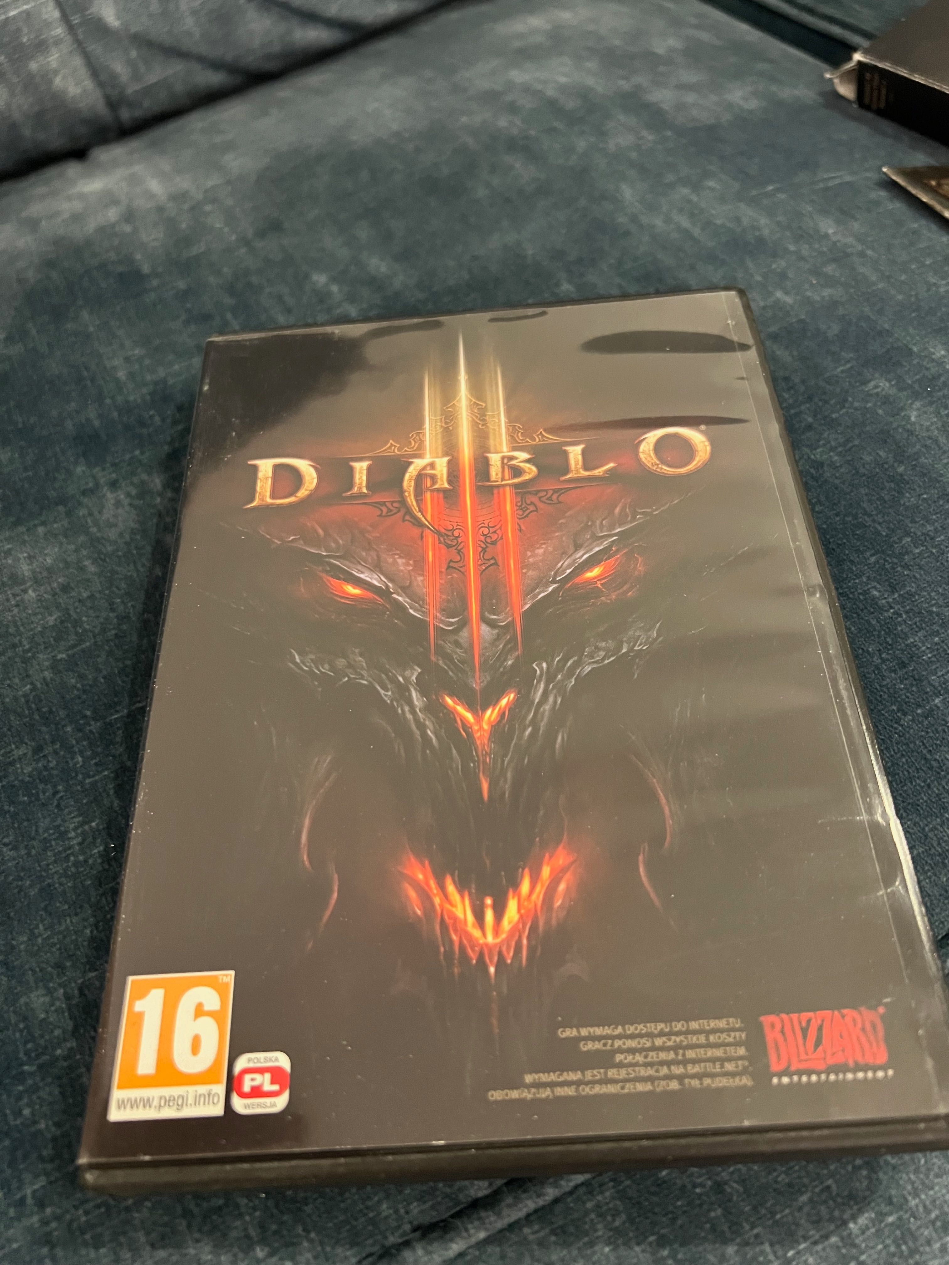 Pudełko i płyta Diablo III - bez gry