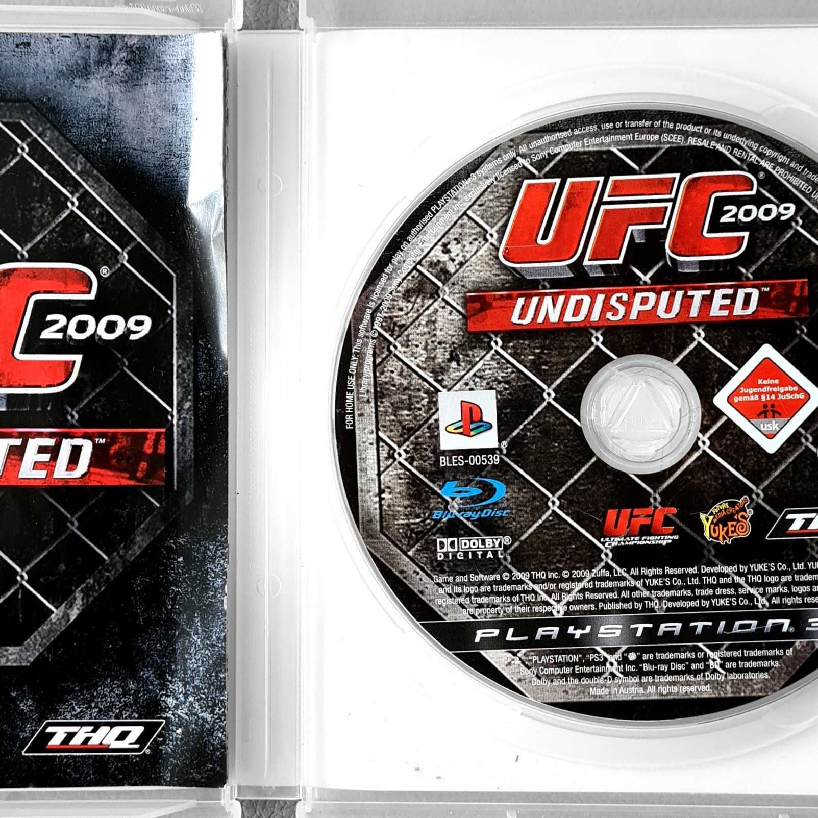 UFC Undisputed 2009 Ps3 MMA Pudełkowa