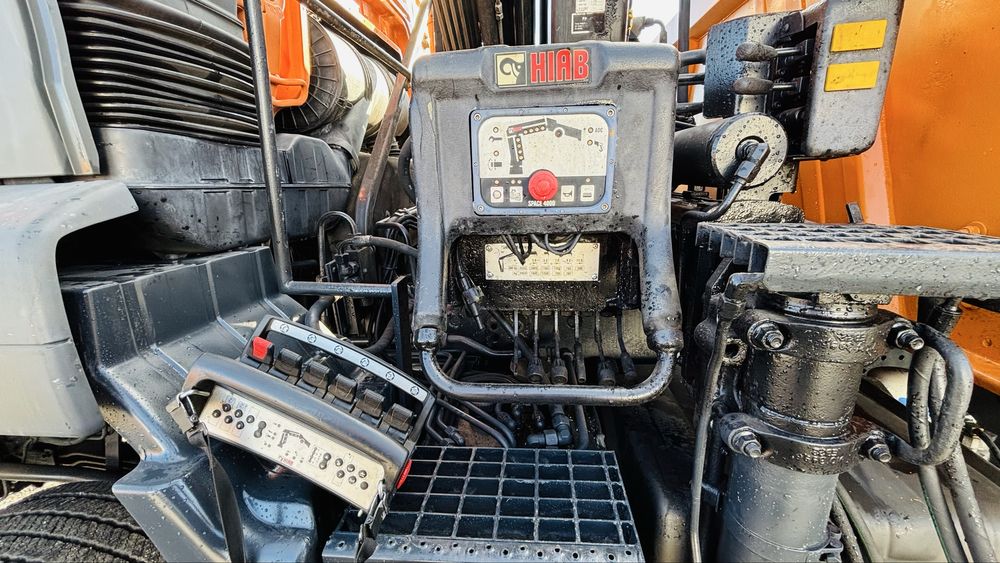 Man TGA 18.310 4x4 wywrotka HDS Hiab Piaskarka HMF Meiller Kipper