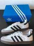 Biały\AdidasSamba*airDamskieAutentyk KwitUnisexTrampki 37