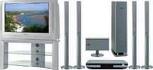 TV Panasonic TX-36PL35F + Sistema de Som Panasonic SC-HT850