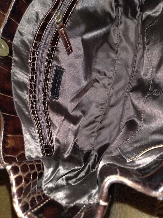 Сумка мега стиль крокодил италия abro