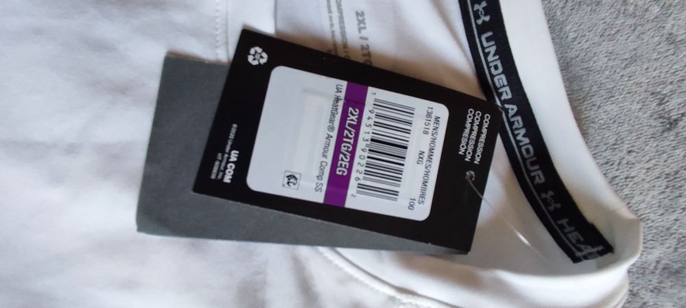 Koszulka kompresyjna HG Armour Comp SS White - Under Armour