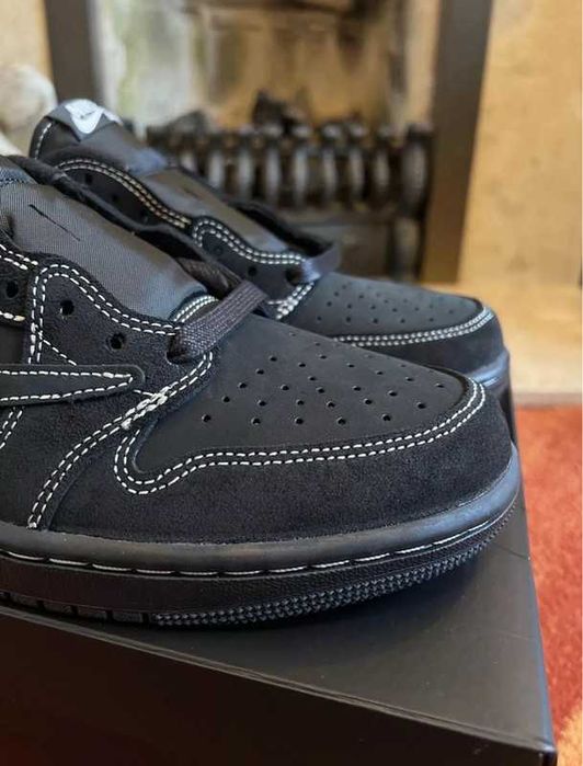 Buty meskie Mokasyny Jordan_1_Retro_Low_OG_SP_Travis_Scott_Black R.39