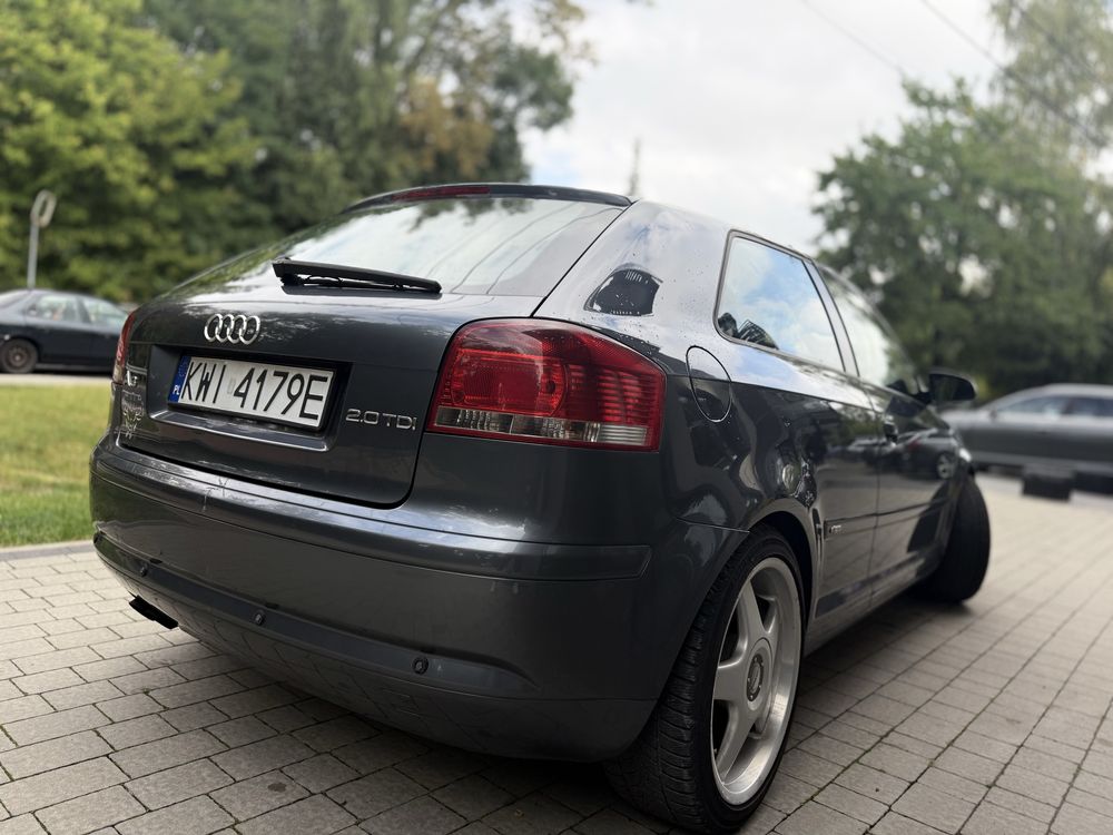 Audi A3 8P 2.0 TD Mapa 180 KM | Pakiet 2x S-Line | Gwint|
