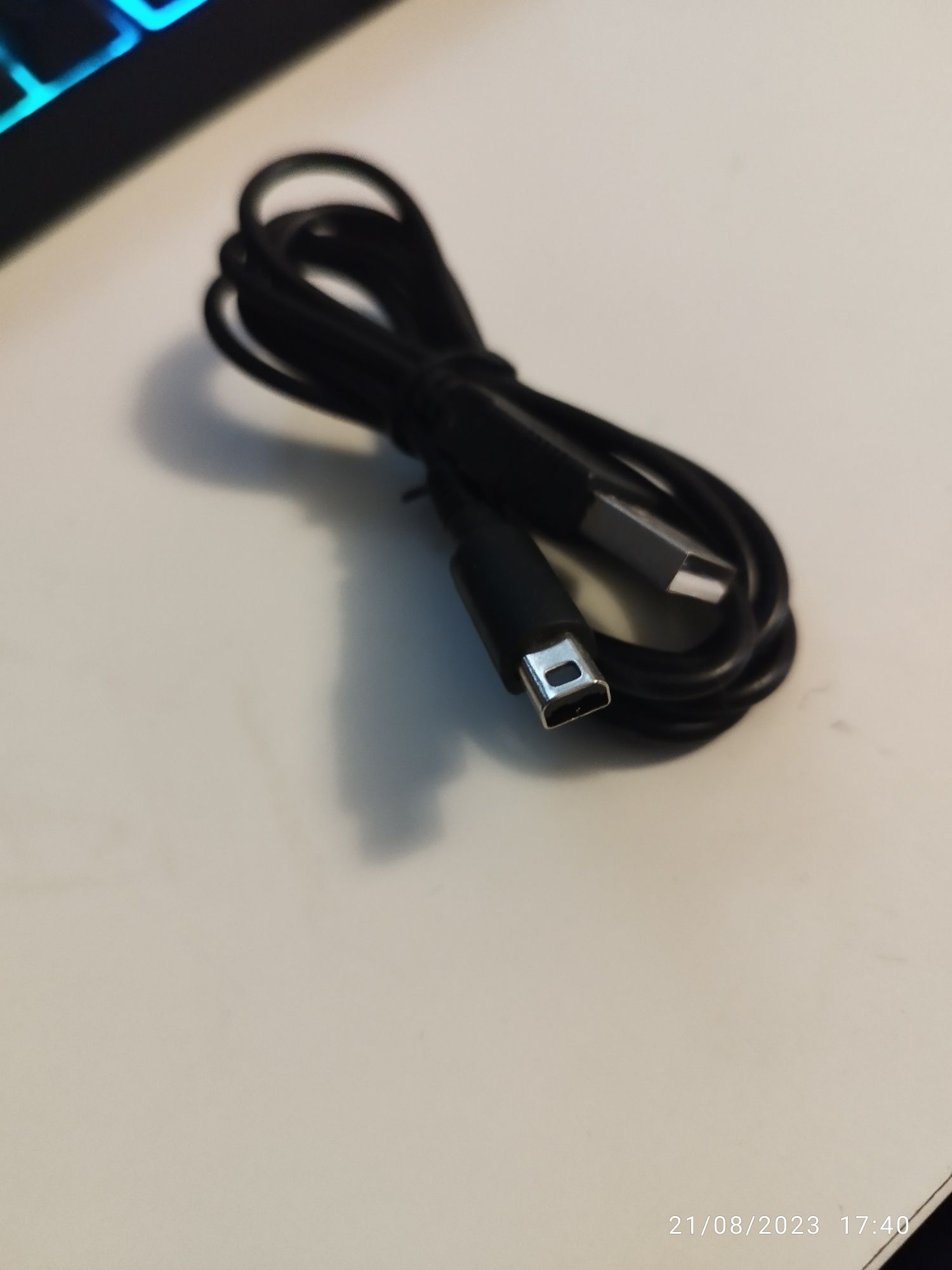 cabo de alimentação USB 3DS