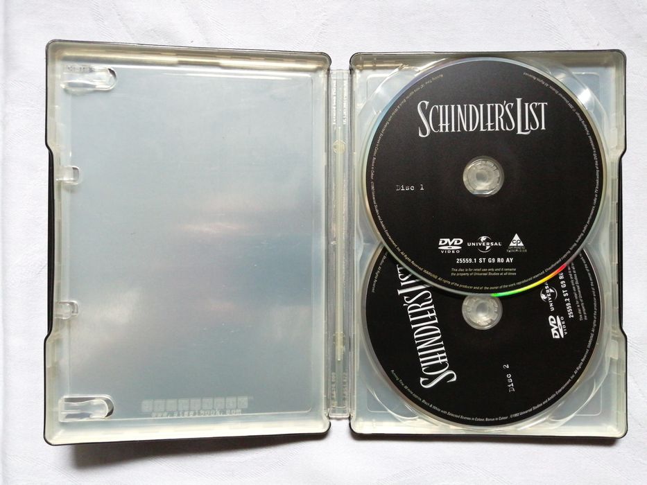 DVD Lista de Schindler (Steelbook)