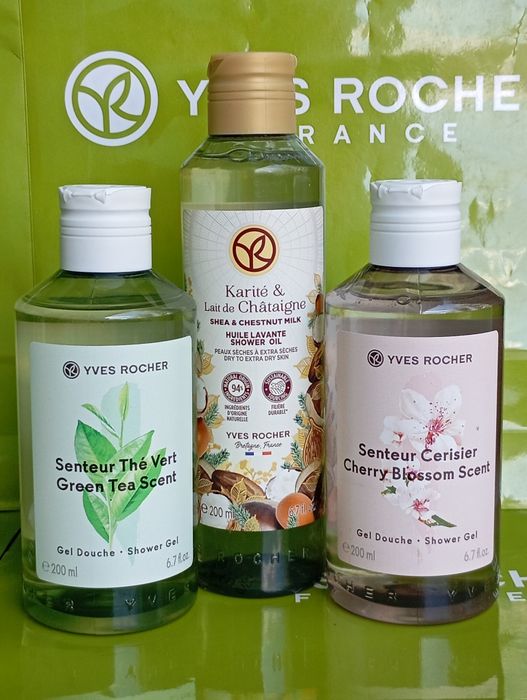 Гель для душу. Молочко для тіла. Ів Роше. Ив Роше.