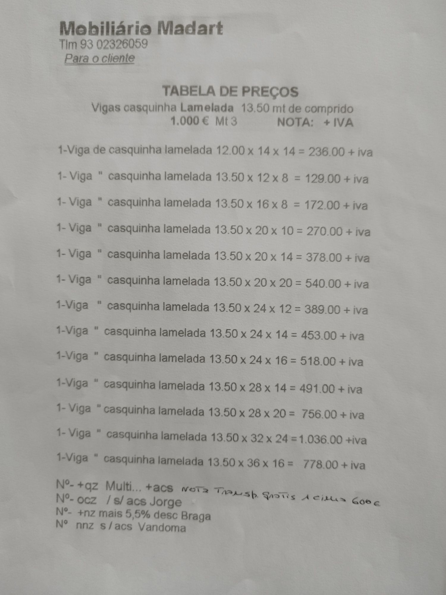 Vigas em casquinha lameladas com 13.50mt x 12 x 8