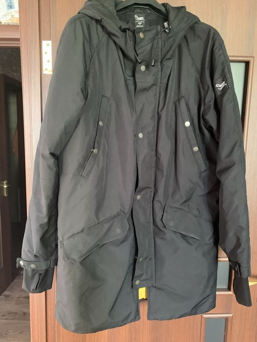 Куртка-парка чорна