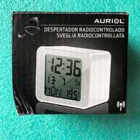 Zegar radiowy Auriol IAN z budzikiem termometrem datą