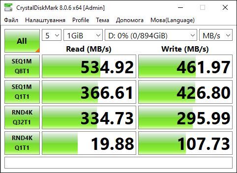 SAMSUNG SSD 960 gb SATA (server/data center)  Life: 99%