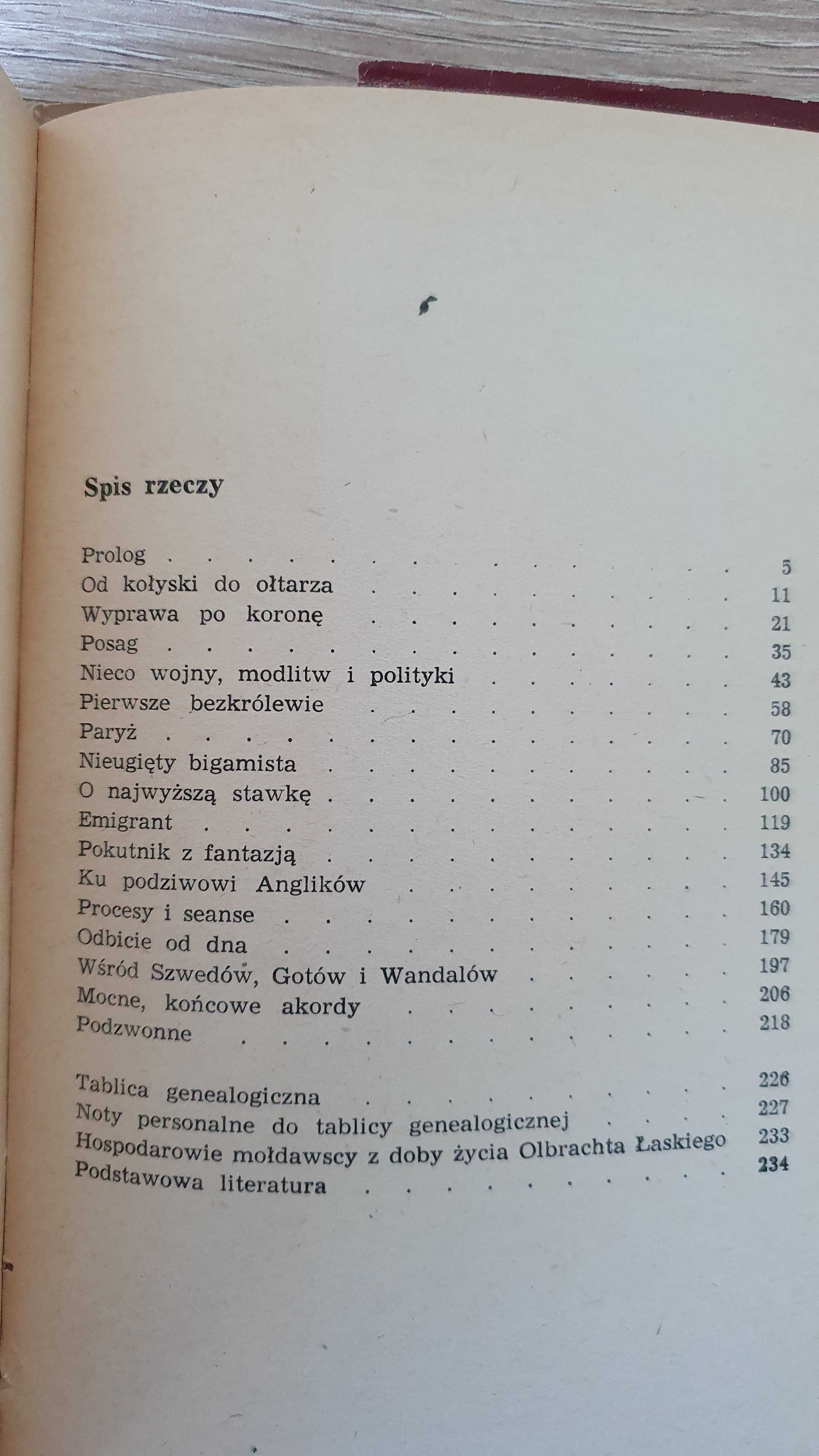 Olbracht Łaski OD KIEŻMARKU DO LONDYNU - Ryszard Zieliński 1982