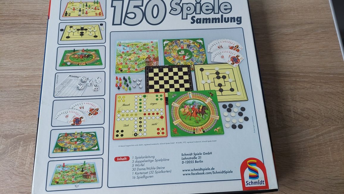 Zestaw gier planszowych w języku niemieckim